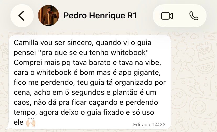 Depoimento 1 sobre o Guia de Prescrições Pediátricas