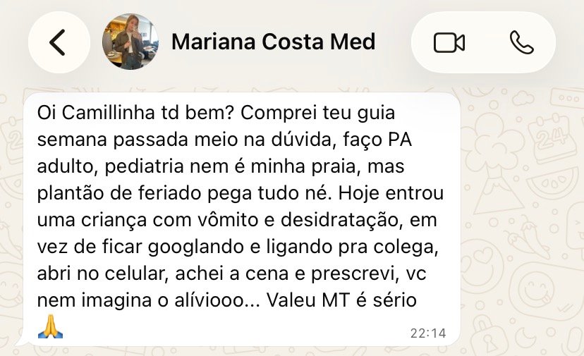 Depoimento 2 sobre o Guia de Prescrições Pediátricas